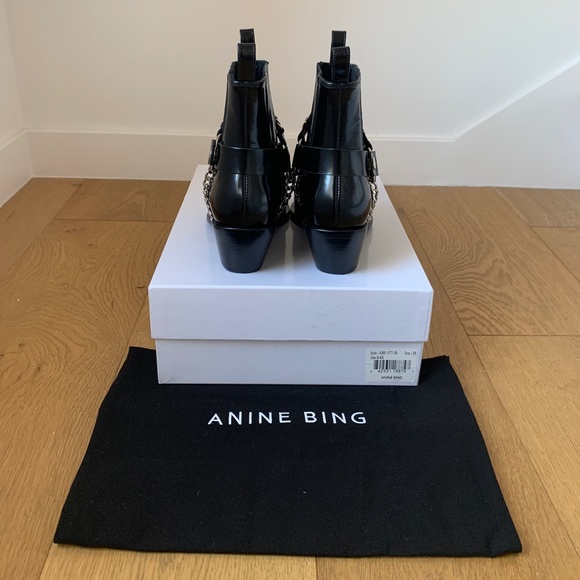 ❌[SOLD]❌Anine Bing Harris Boots || Black - Picture 5 of 8